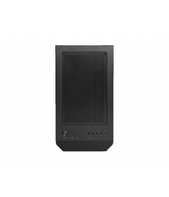 Msi mag forge m100r carcasa de ordenador midi tower negro, transparente