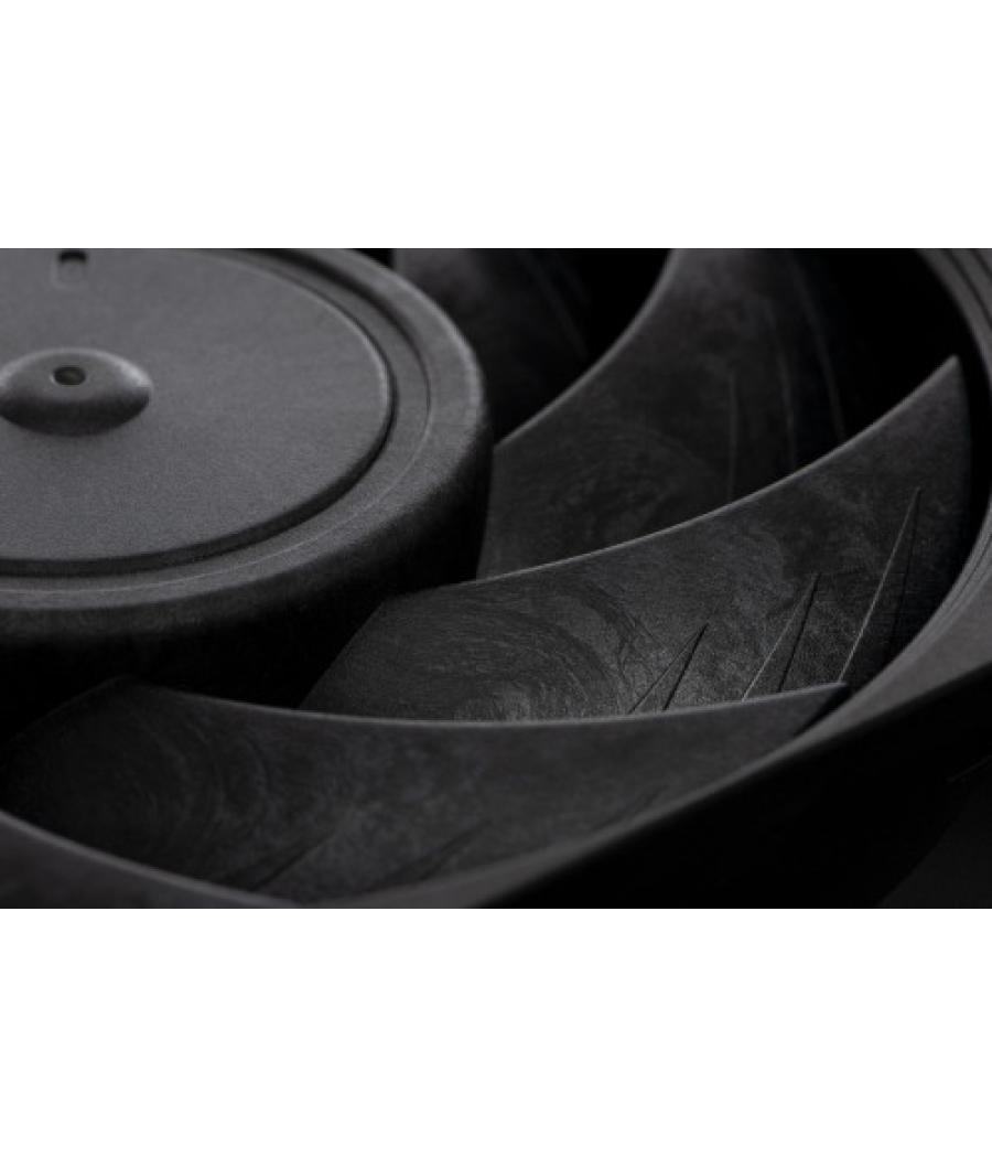 Noctua ventilador caja nf-a12x25 pwm chromax.black.swap, 120mm, 120x120x25mm, 12v, 1200rpm/450rpm, 22,6 db(a), 102,1 m3/h, 2,34 