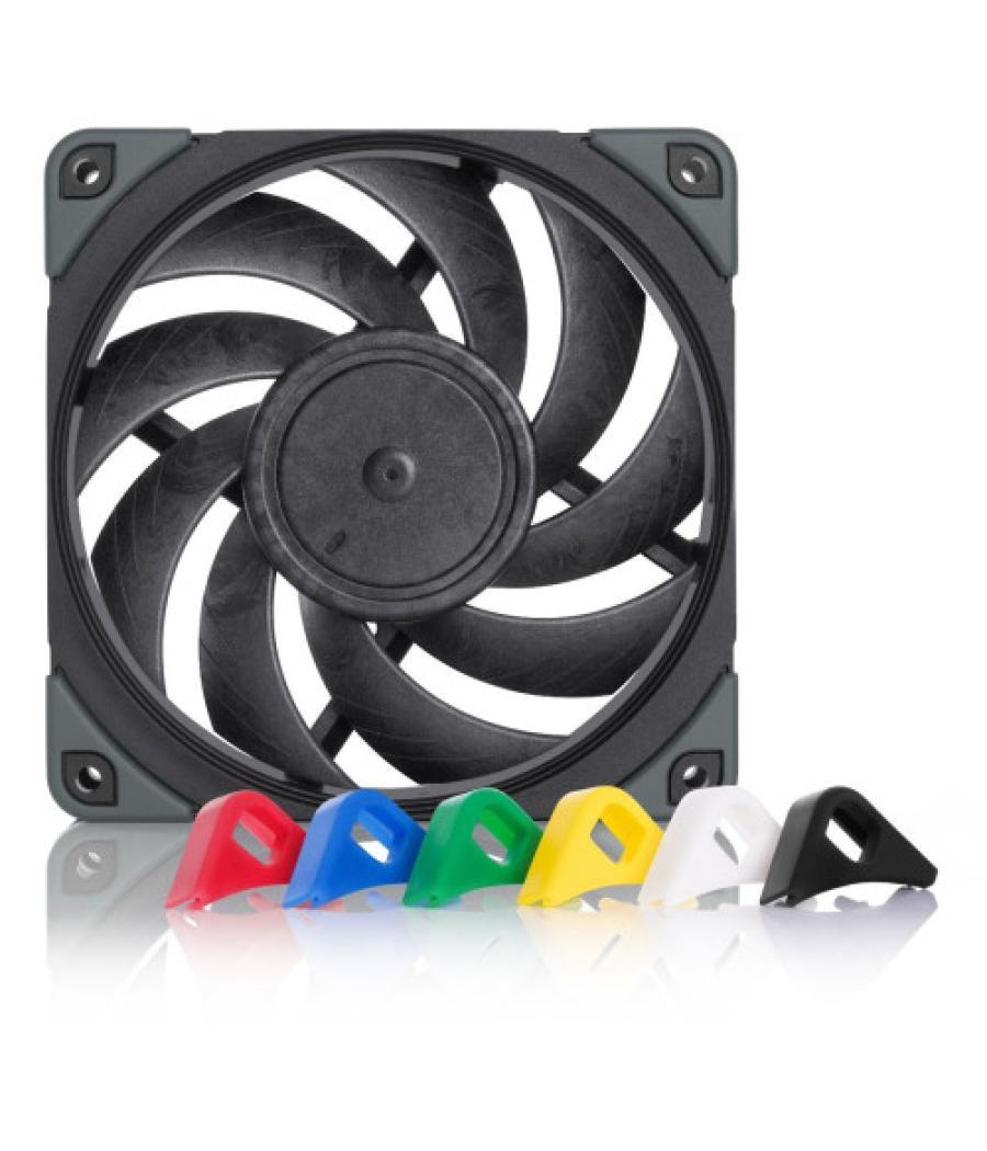 Noctua ventilador caja nf-a12x25 pwm chromax.black.swap, 120mm, 120x120x25mm, 12v, 1200rpm/450rpm, 22,6 db(a), 102,1 m3/h, 2,34 