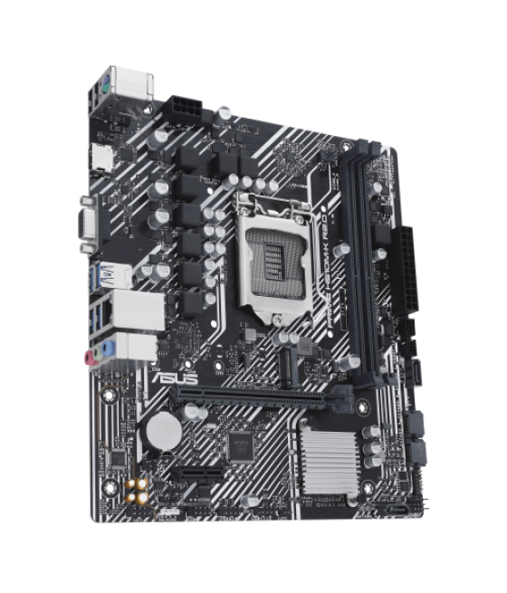 (a) placa asus prime h510m-k r2.0,intel,1200,h470,2ddr4,64gb,vga+hdmi,gblan,4sata3+m.2,3usb3.2,matx