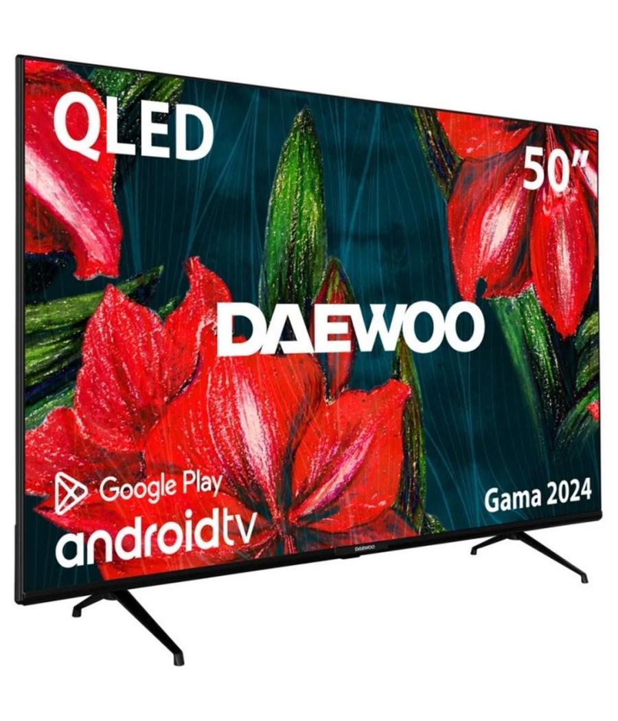 Tv daewoo 50pulgadas qled 4k uhd - d50dm55uqpms - android smart tv
