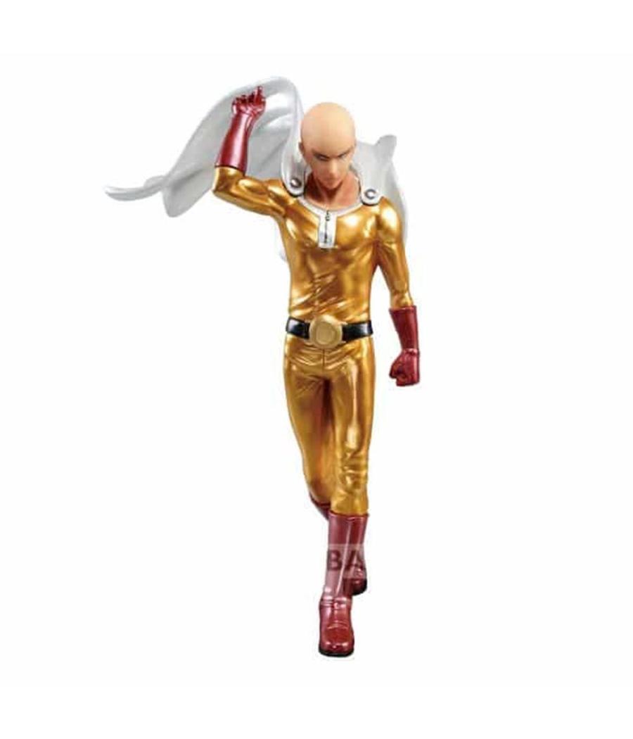 Figura banpresto one punch man dxf premium saitama metalic color 20cm