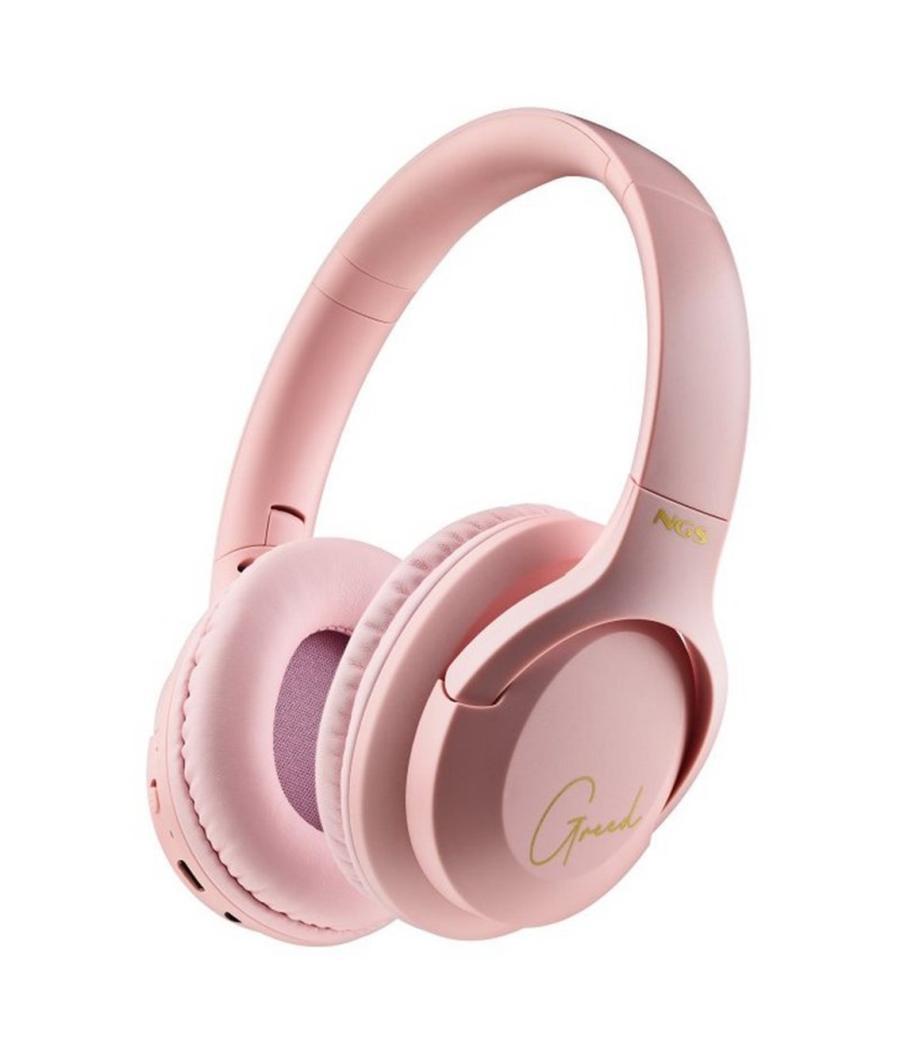 Auriculares inalambricos ngs artica greed rosa