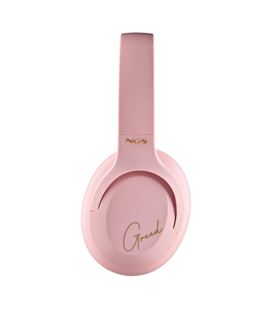 Auriculares inalambricos ngs artica greed rosa