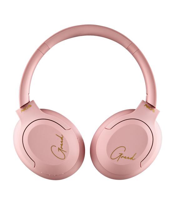 Auriculares inalambricos ngs artica greed rosa