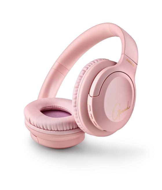 Auriculares inalambricos ngs artica greed rosa