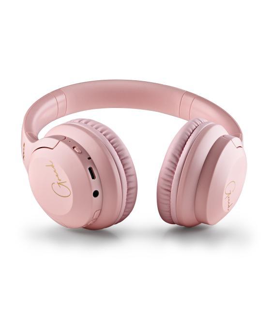 Auriculares inalambricos ngs artica greed rosa