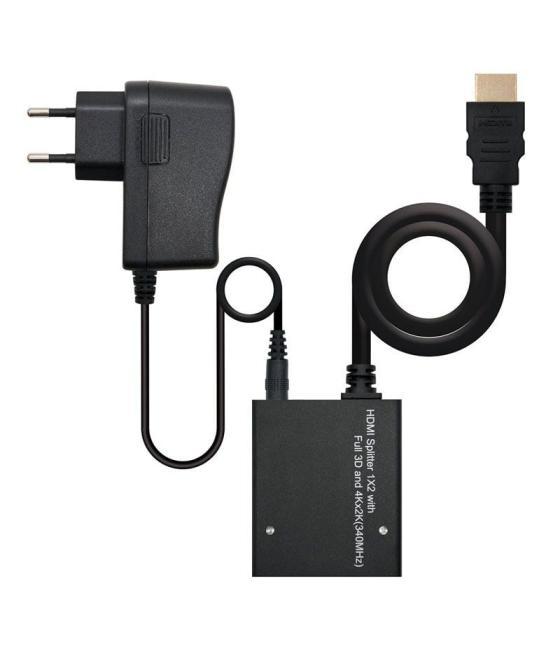 Duplicador hdmi nanocable 10.25.3502/ hdmi macho - 2 hdmi hembra