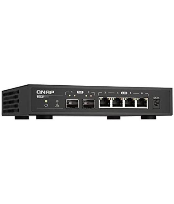 Switch qnap qsw-2104-2s 6 puertos/ rj-45 10/100/1000/10gbase-t sfp