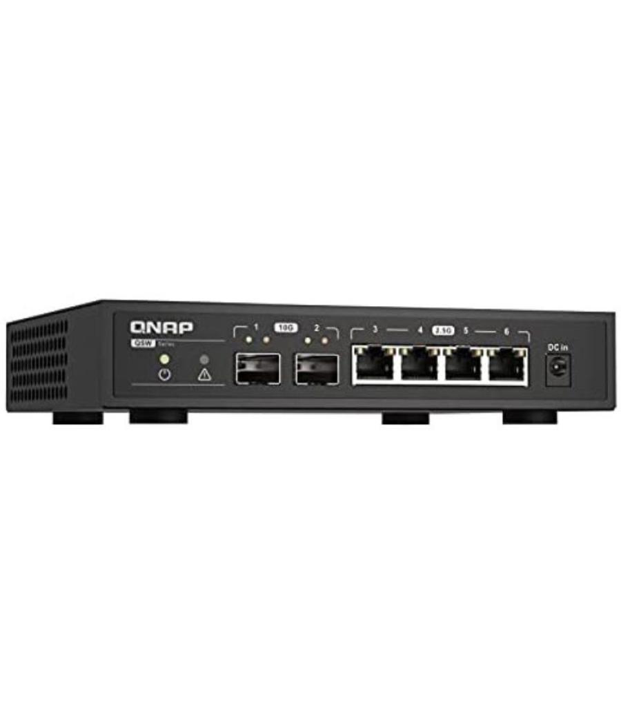 Switch qnap qsw-2104-2s 6 puertos/ rj-45 10/100/1000/10gbase-t sfp