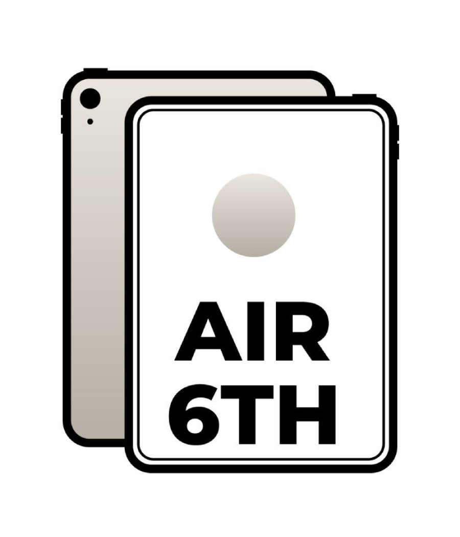 Apple ipad air 11 6th wi-fi / m2/ 256gb/ blanco estrella