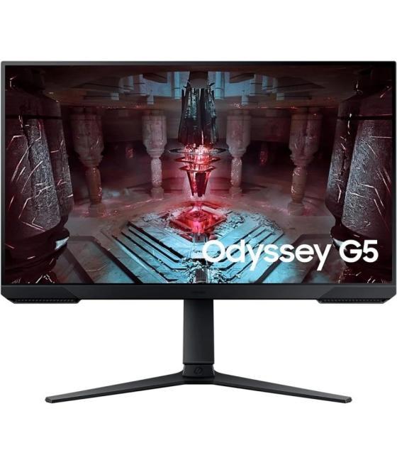Monitor 27 hdmi displayport samsung ls27cg510euxen odyssey g5 2560x1440 165hz 1ms regulable en altura, pivotante, amd freesync p
