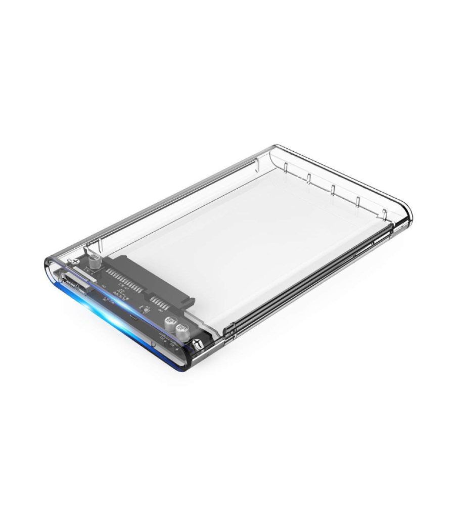 Carcasa externa hdd 2.5" coolbox sct-2533 usb3.0 transparente