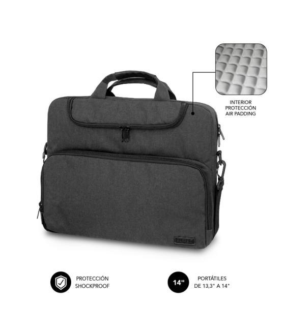 Maletin subblim air padding laptop bag 13,3-14" dark grey