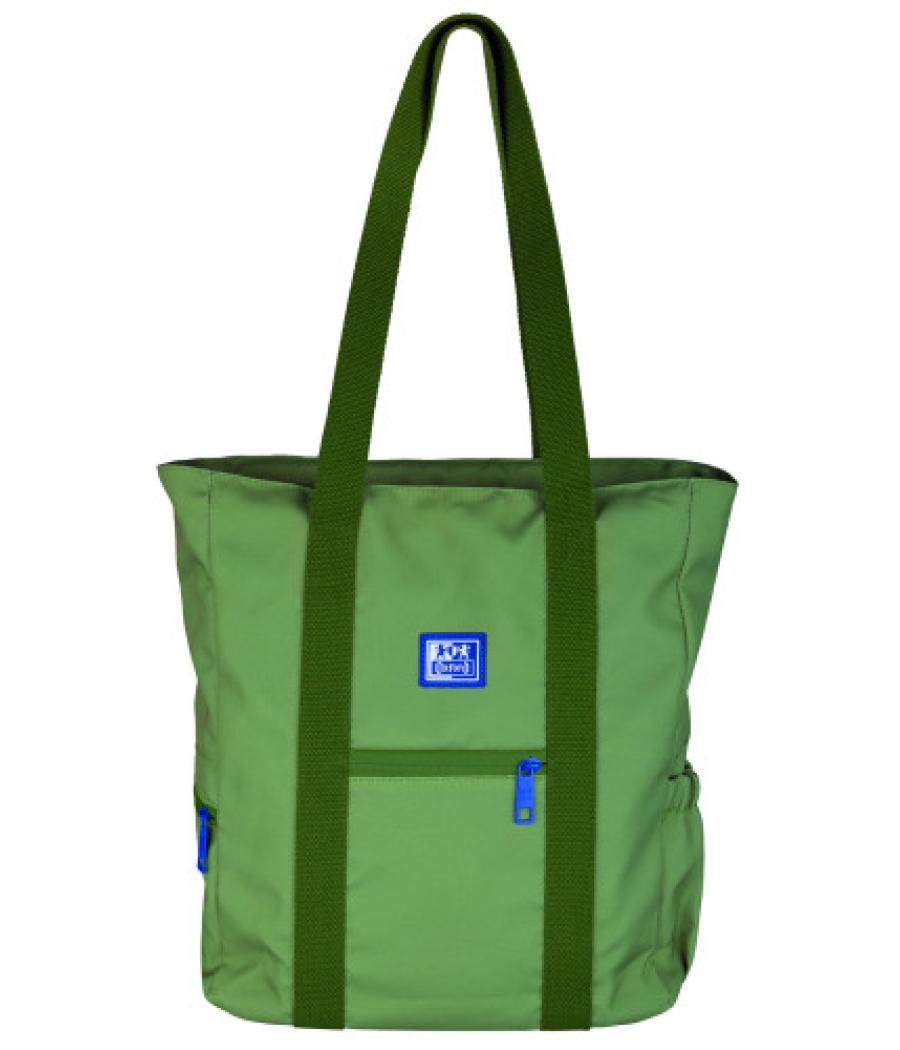 Tote bag b-trendy oxfbag verde saf oxford 400183032