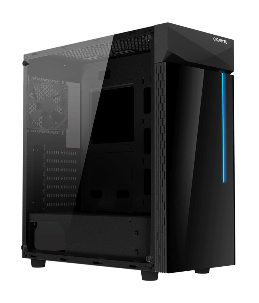 Caja gaming gigabyte c200g atx 2xusb3.0 1xusbc rgb s - f negro