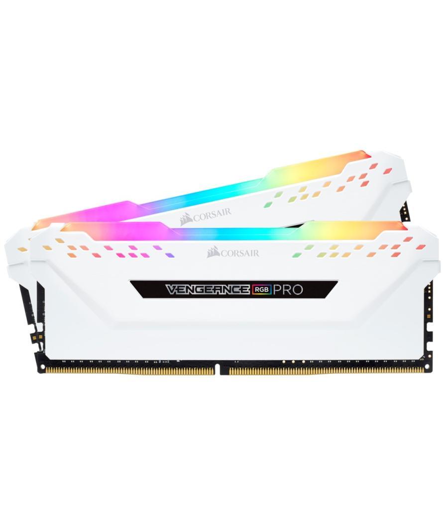 Memoria ram ddr4 32gb kit 2x16 corsair vengeance rgb pro - pc4 - 25600 - 3200mhz - c16 blanco