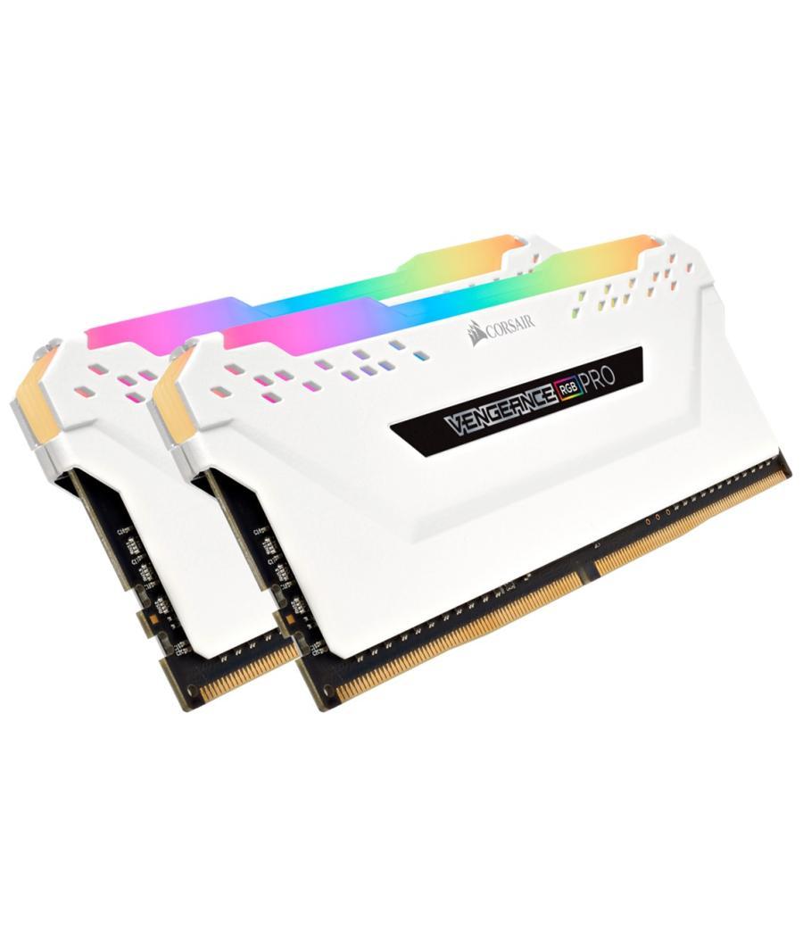 Memoria ram ddr4 32gb kit 2x16 corsair vengeance rgb pro - pc4 - 25600 - 3200mhz - c16 blanco