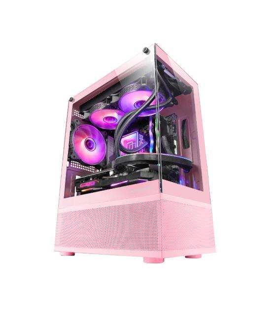 Caja microatx mc-se rosa mars gaming