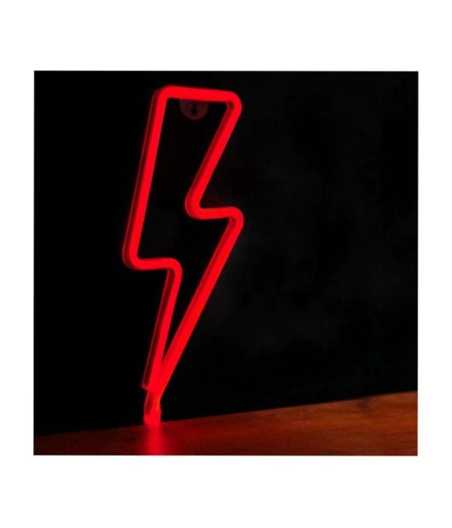 Luz neon forever light neon led bolt red/ funciona a pilas y usb