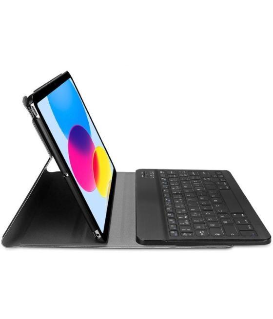 Funda con teclado just in case 8327857 bluetooth para tablet para ipad 10ª generación de 10.9'/ negra