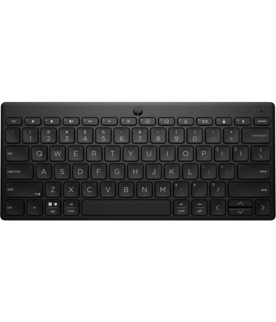 Teclado compacto inalámbrico por bluetooth hp 350/ negro