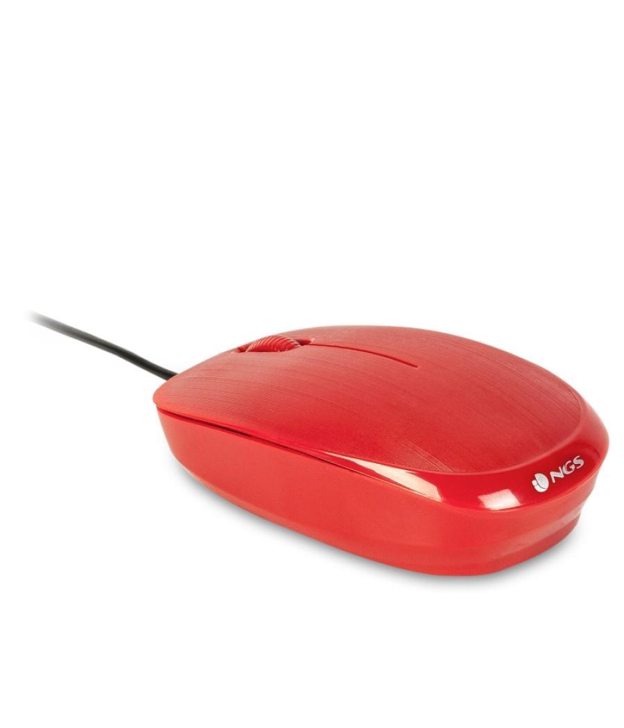 Ngs raton óptico redflame 1000 dpi rojo