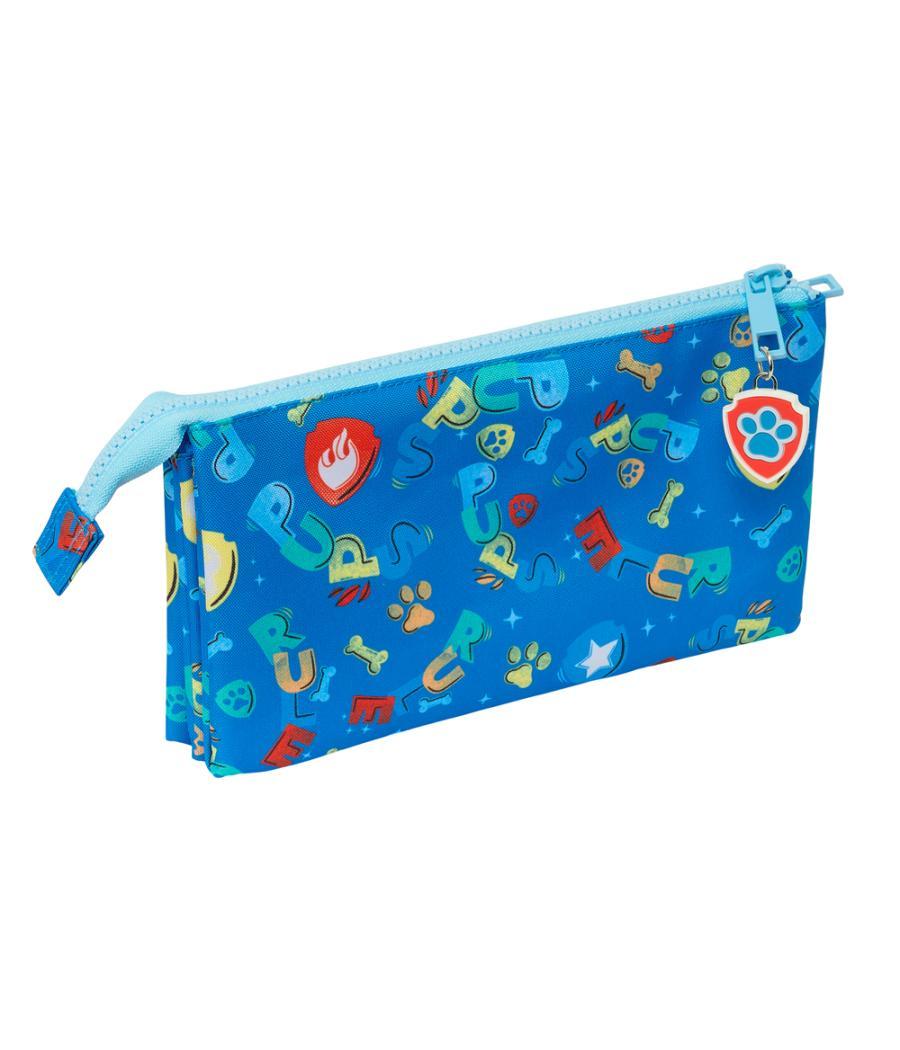 Bolso escolar portatodo safta triple paw patrol pups rule 120x220x30 mm