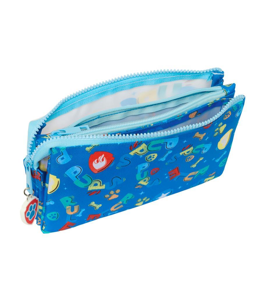 Bolso escolar portatodo safta triple paw patrol pups rule 120x220x30 mm