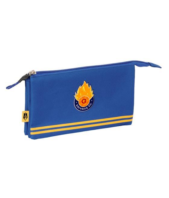 Bolso escolar portatodo safta triple kings league saiyans 120x220x30 mm