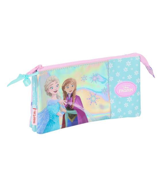 Bolso escolar portatodo safta triple frozen ii cool days 120x220x30 mm