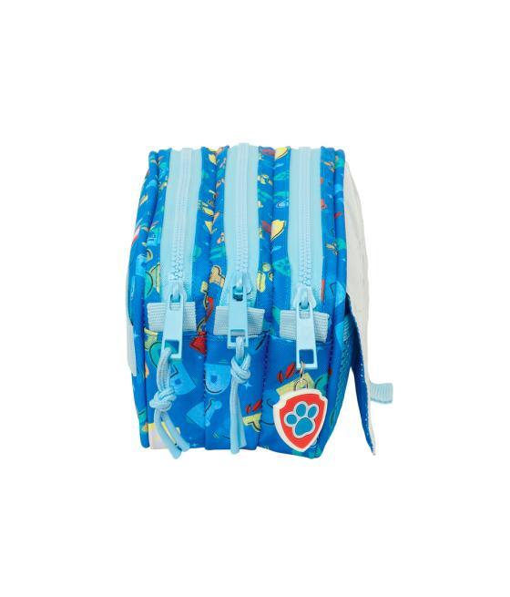 Bolso escolar portatodo safta triple big paw patrol pups rule 100x215x80 mm