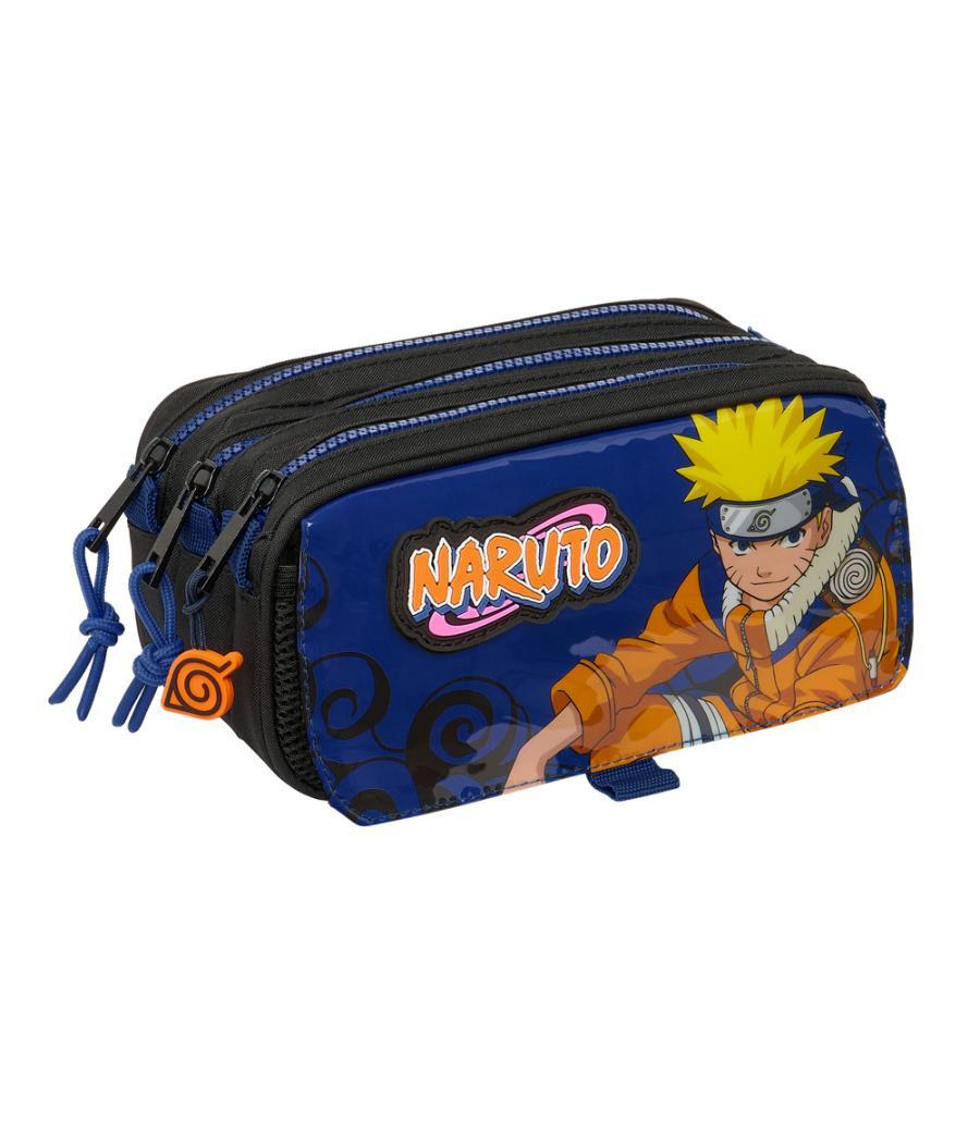 Bolso escolar portatodo safta triple big naruto ninja 100x215x80 mm