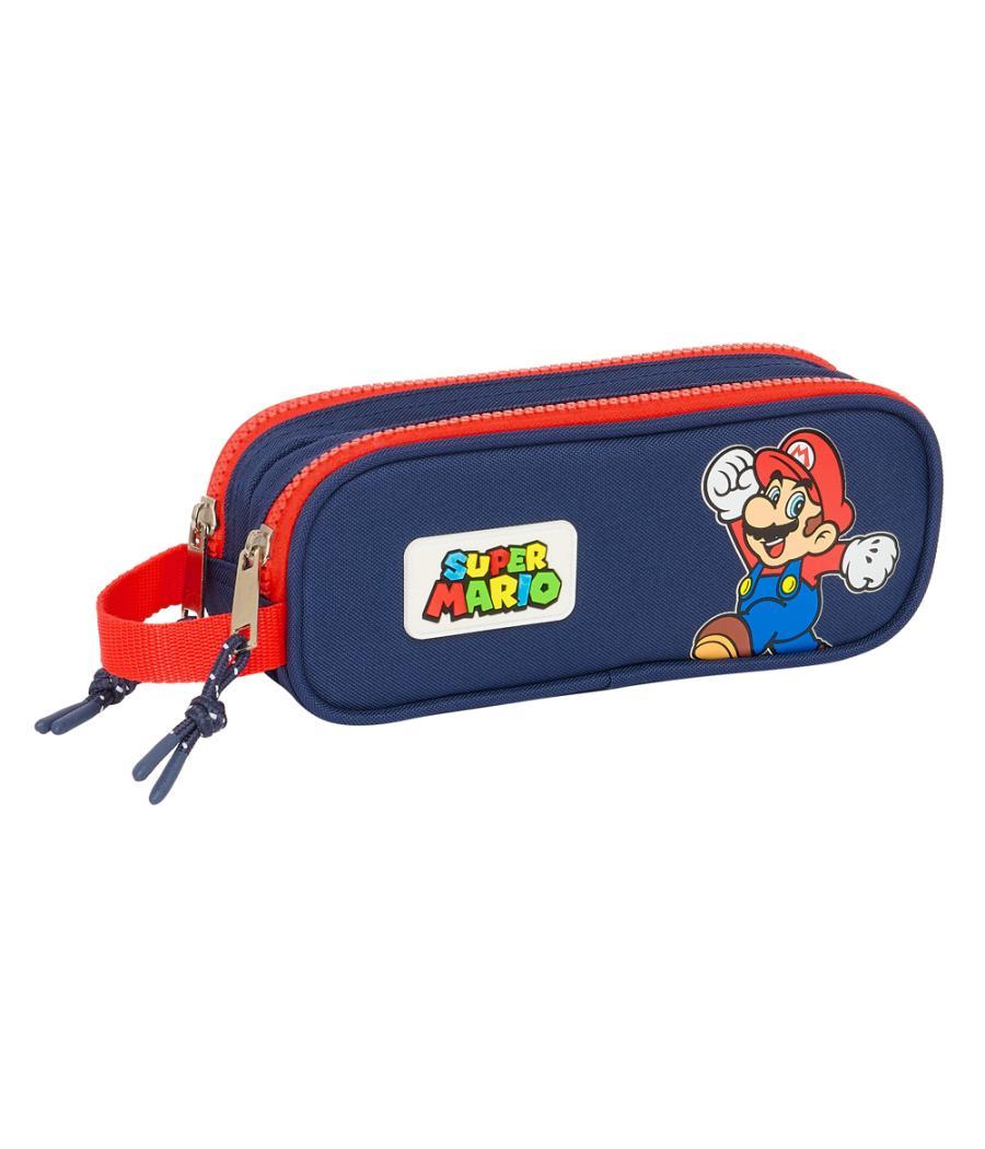 Bolso escolar portatodo safta doble super mario world 80x210x60 mm