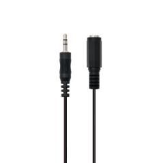 Ewent Cable Audio Estereo 3,5mm/M y 3,5mm/H - 2mt - Imagen 1