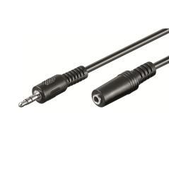 Ewent Cable Audio Estereo 3,5mm/M y 3,5mm/H -3mt - Imagen 1