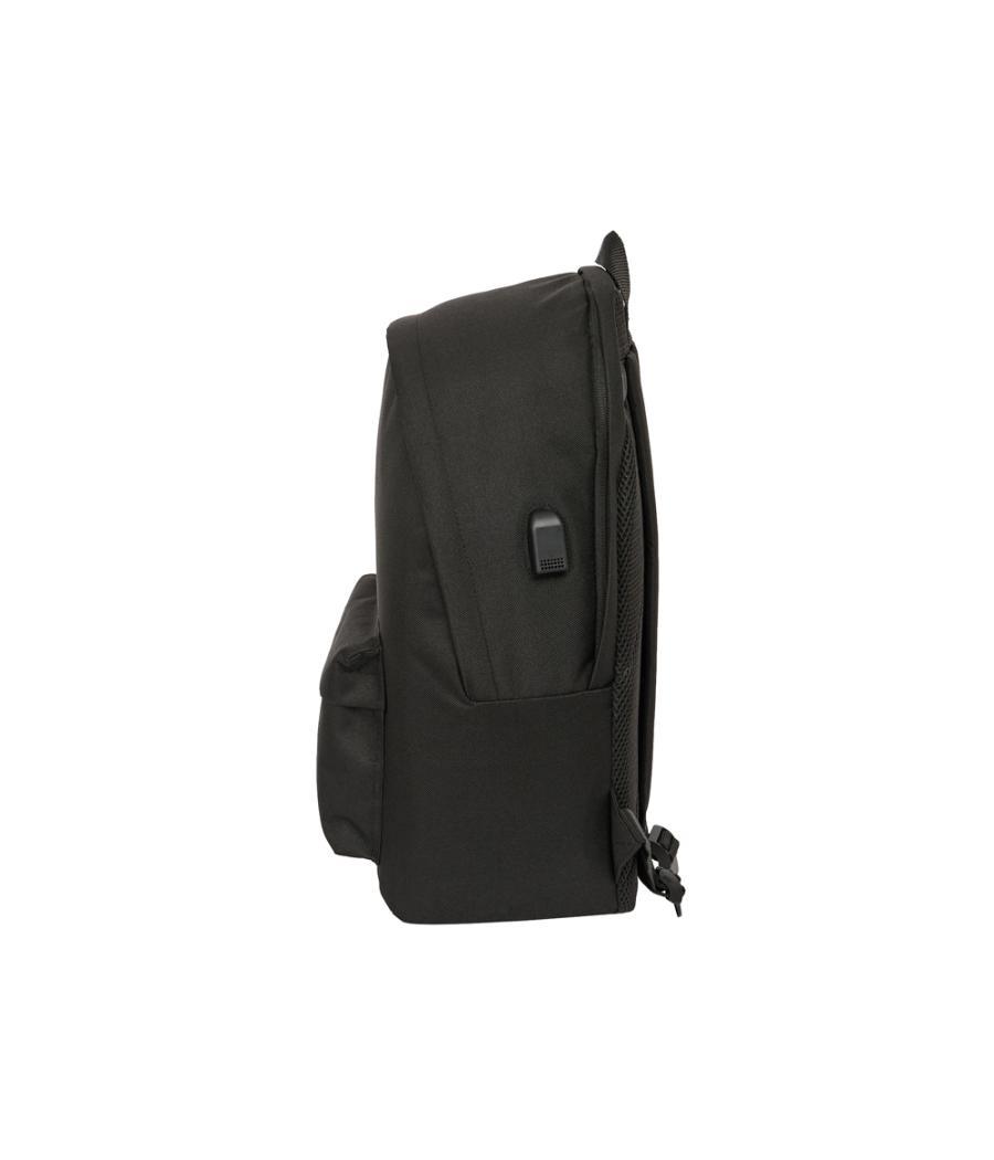 Mochila safta doble para portatil 15,6\" + usb kings league porcinos 440x310x180 mm