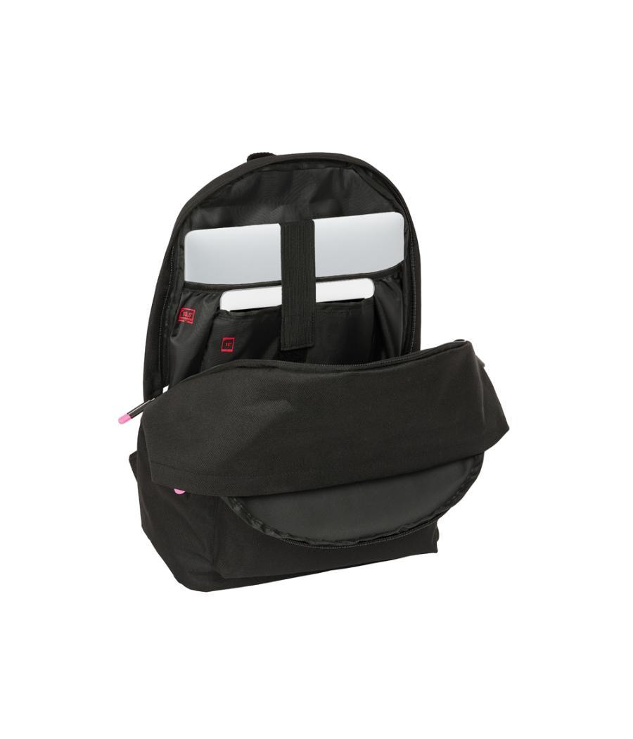 Mochila safta doble para portatil 15,6\" + usb kings league porcinos 440x310x180 mm