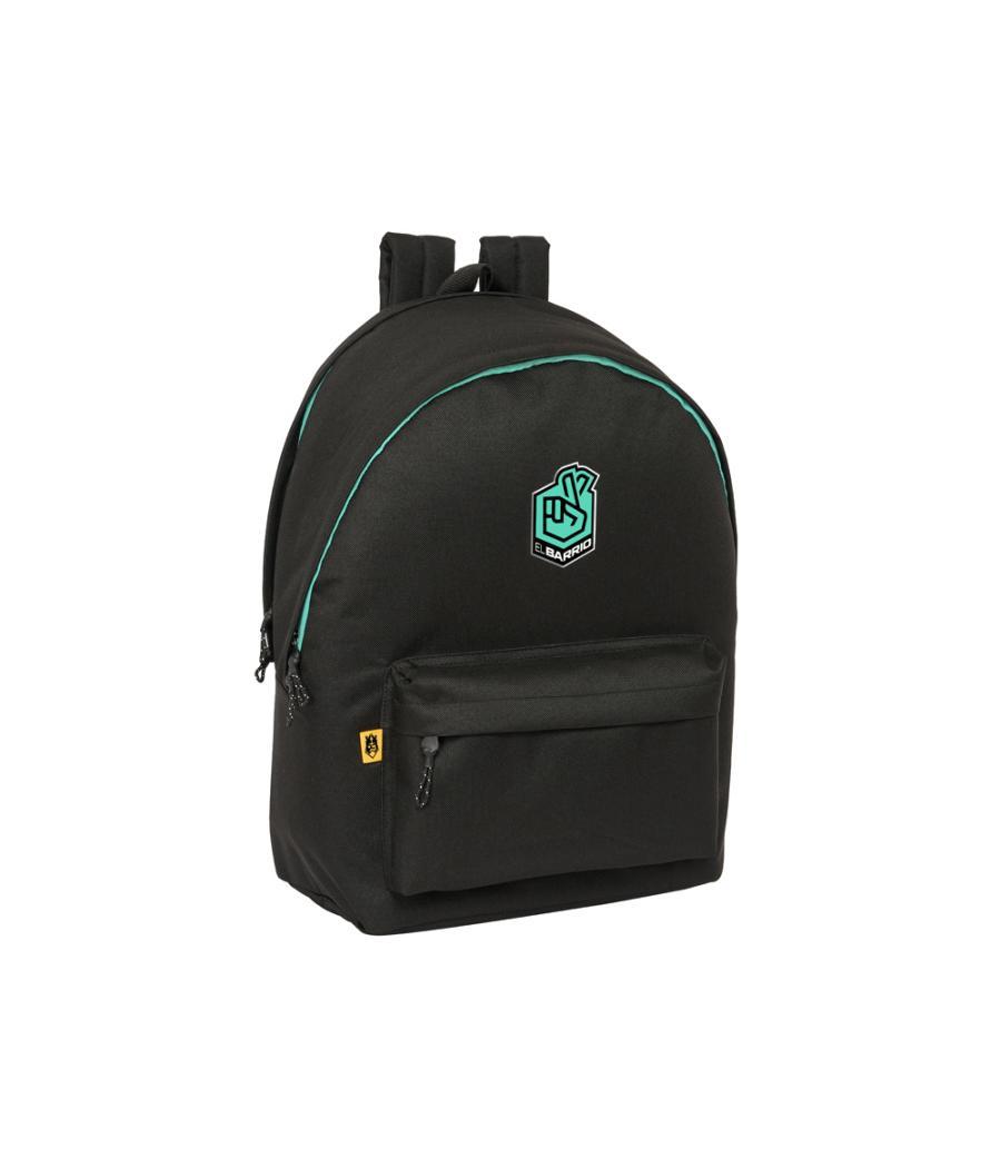 Mochila safta doble para portatil 15,6\" + usb kings league el barrio 440x310x180 mm