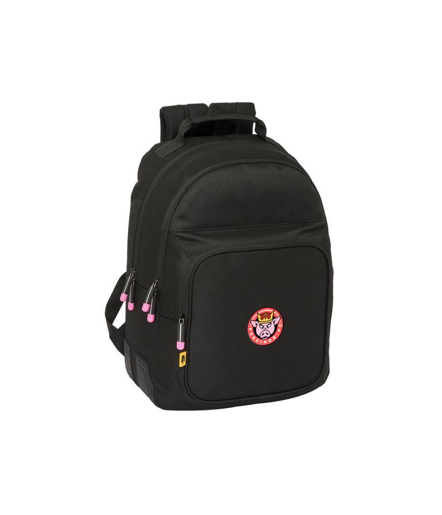 Mochila safta doble con cantóneras adaptable a carro kings league porcinos 420x320x150 mm