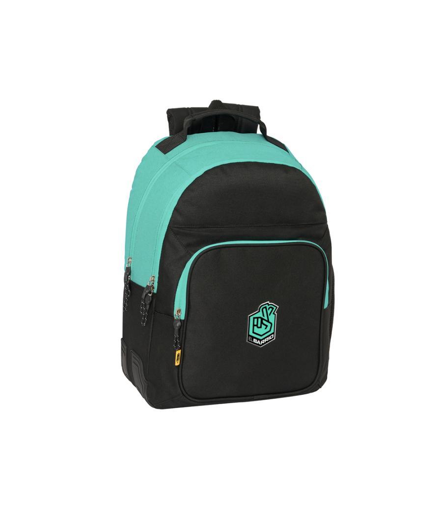 Mochila safta doble con cantóneras adaptable a carro kings league el barrio 420x320x150 mm