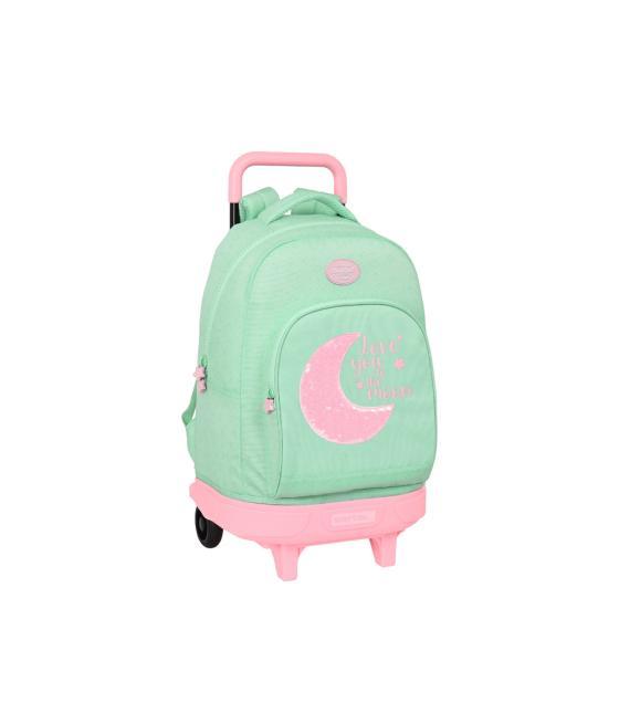 Mochila safta grande con ruedas compact extraibles safta reciclado blackfit8 moon 450x330x220 mm