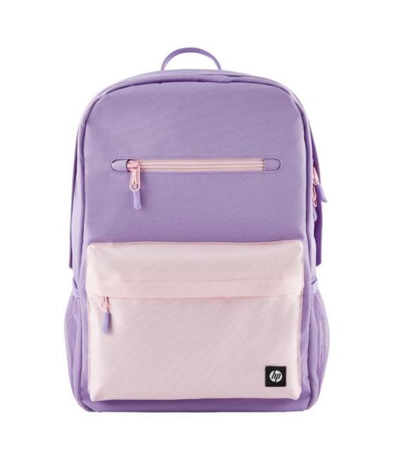 Mochila hp campus 7j597aa para portátiles hasta 15.6'/ rosa lavanda