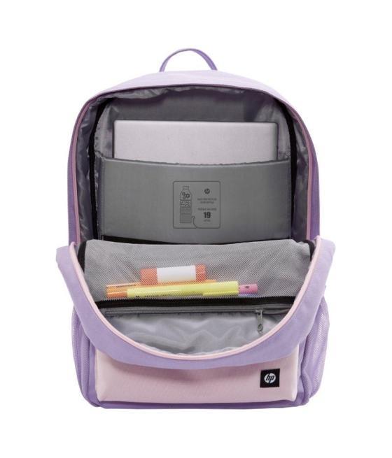 Mochila hp campus 7j597aa para portátiles hasta 15.6'/ rosa lavanda