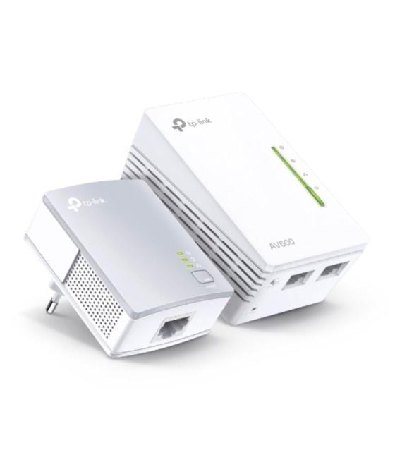 Adaptador powerline tplink wpa4221kit 600mbps/ alcance 300m/ pack de 2