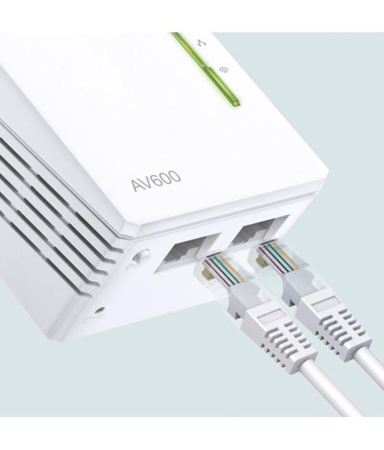 Adaptador powerline tplink wpa4221kit 600mbps/ alcance 300m/ pack de 2