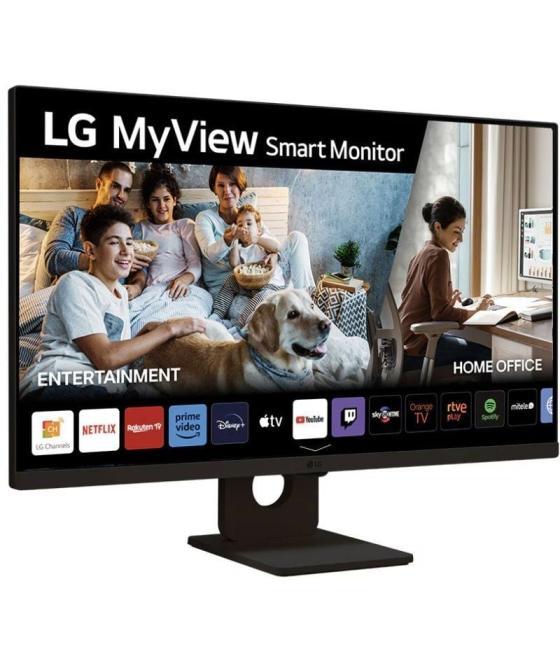 Smart monitor lg myview 32sr50f-b 31.5'/ full hd/ smart tv/ multimedia/ negro