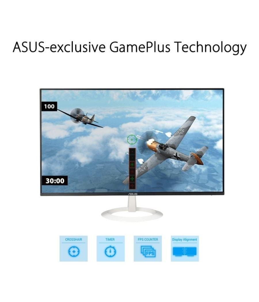Monitor gaming asus vz27ehf-w 27'/ full hd/ 1ms/ 100hz/ ips/ blanco