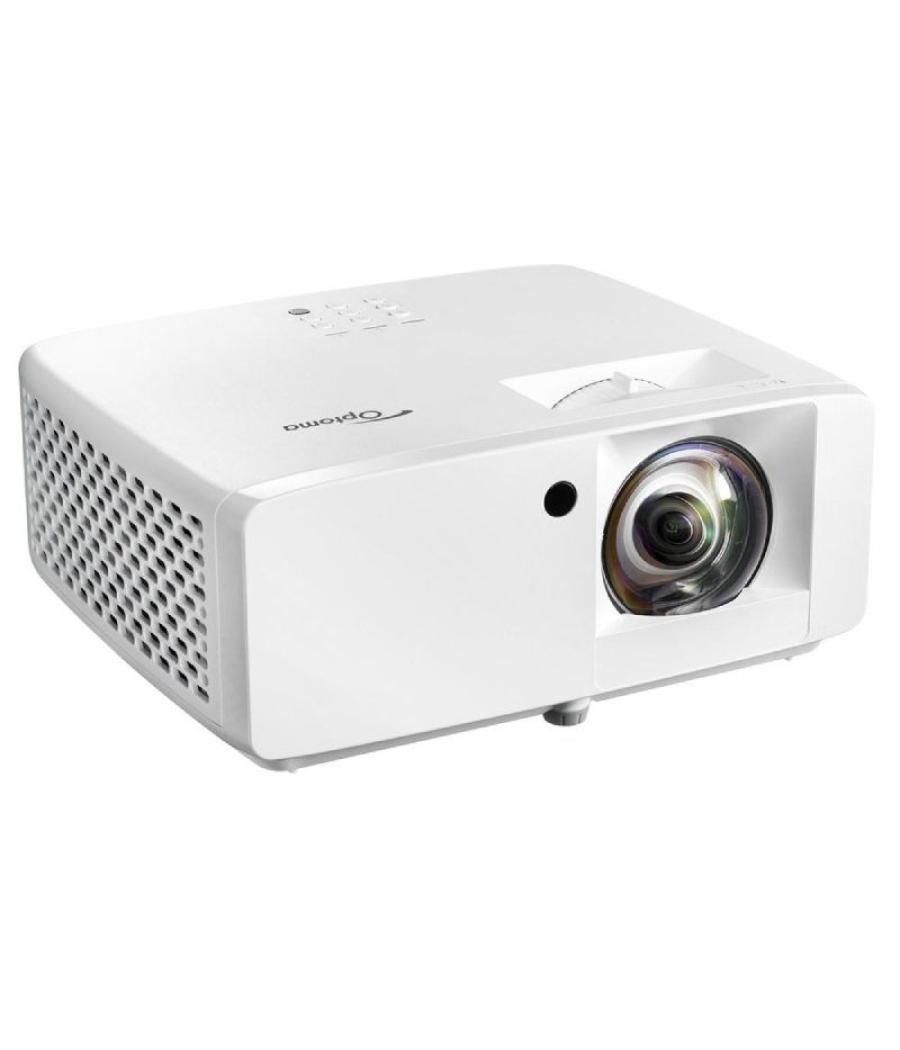 Proyector láser optoma zw350st/ 3600 lúmenes/ wxga/ hdmi/ blanco