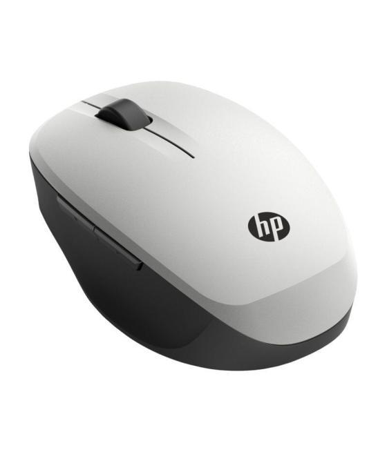 Ratón inalámbrico por bluetooth hp dual mode/ hasta 3600 dpi/ plata